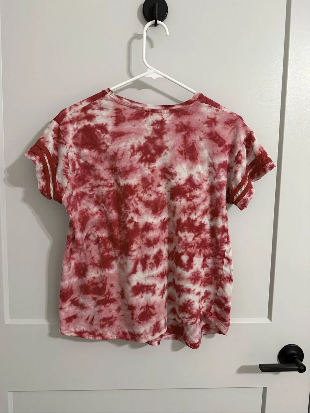 Coca-Cola Always Refreshing Tie Dye Graphic Tee Red White Size M